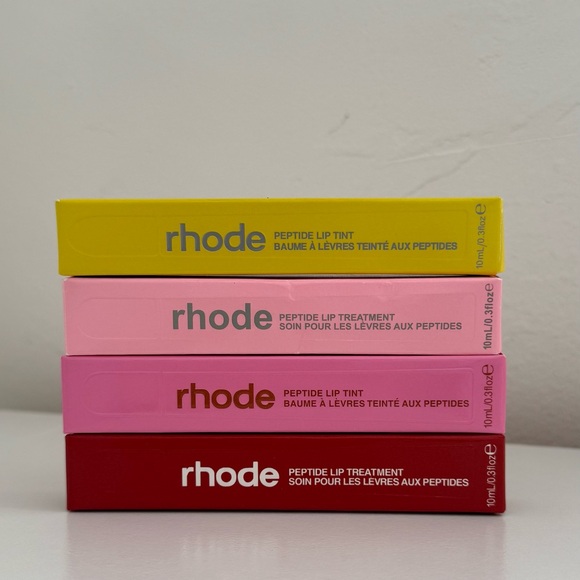RHODE Handbags - RHODE Peptide Lip Tint collection of 4  (BRAND NEW NEVER USED!)